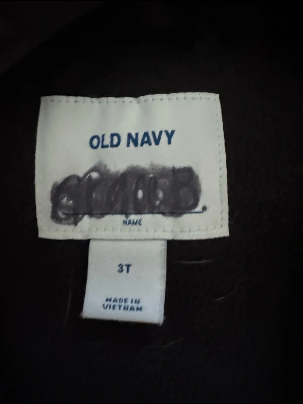 Old Navy Black Puffer Jacket with Hood - Kids